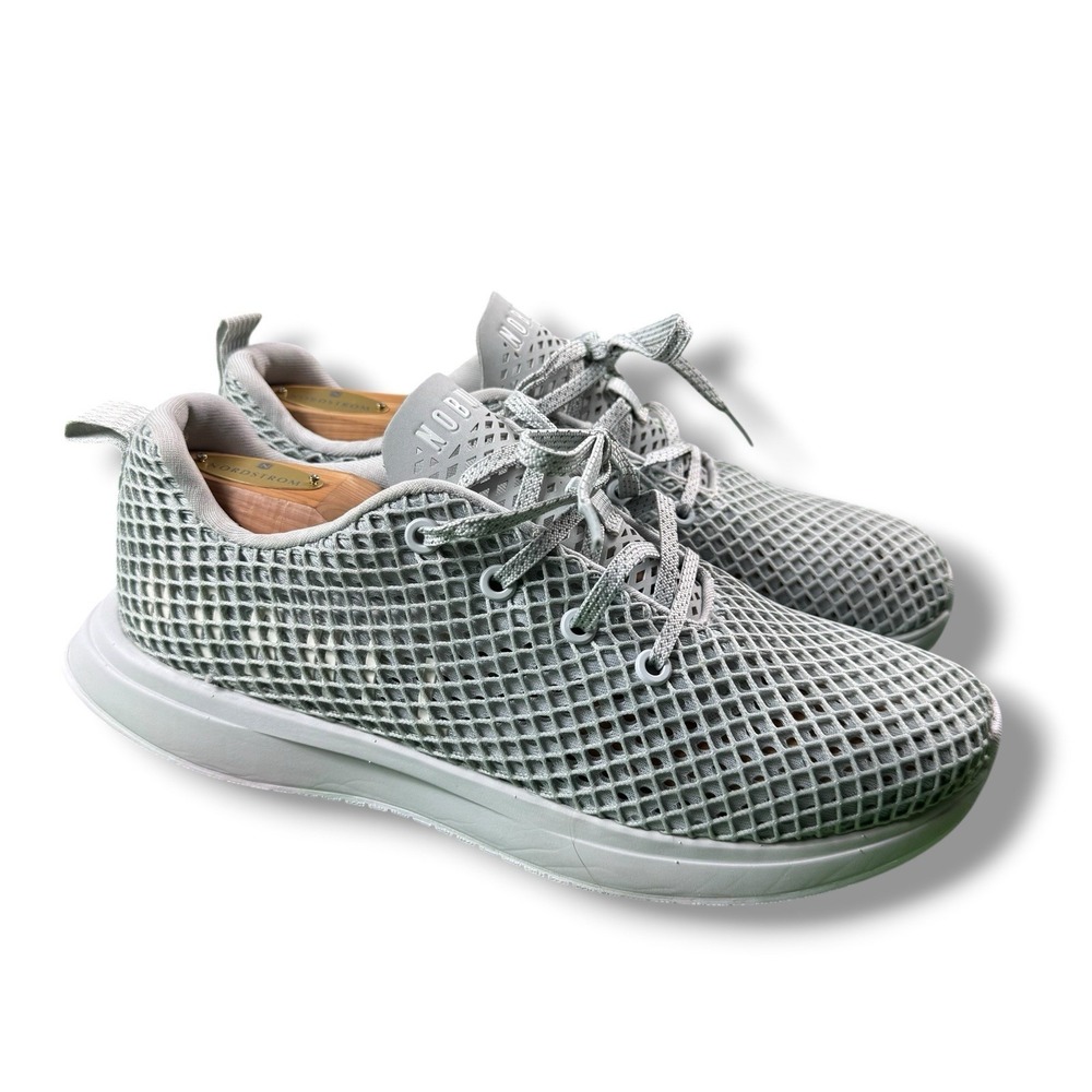 Nobull Project Arctic Grey Mesh Runner Athletic Training Shoes Mens Sz US 9 GUC